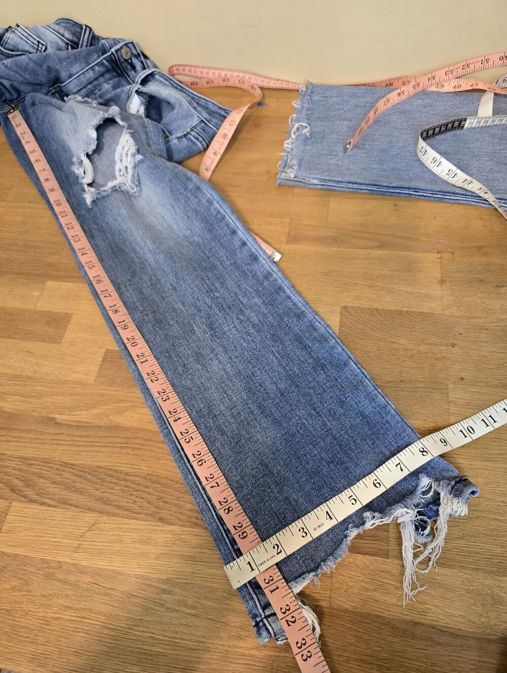 Judy Blue Destroyed Straight Fit Jeans JB82425 15/32 - Picture 12 of 12
